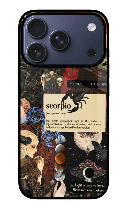 Scorpio Zodiac iPhone 17 Pro Back Cover