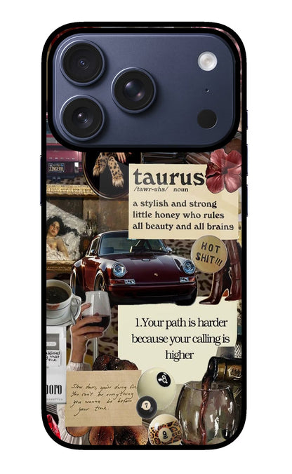Taurus Zodiac iPhone 17 Pro Back Cover