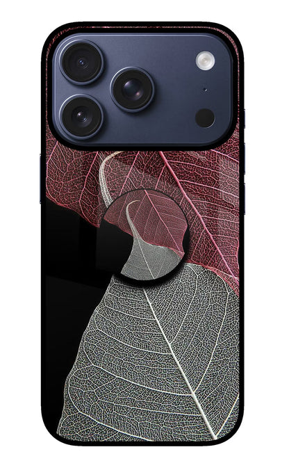 Leaf Pattern iPhone 17 Pro Pop Case