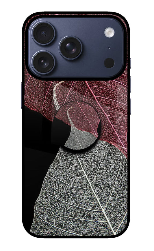 Leaf Pattern iPhone 17 Pro Pop Case