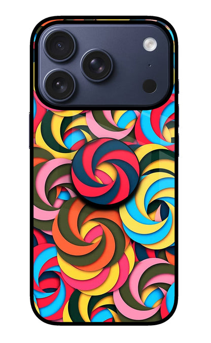 Spiral Pattern iPhone 17 Pro Pop Case