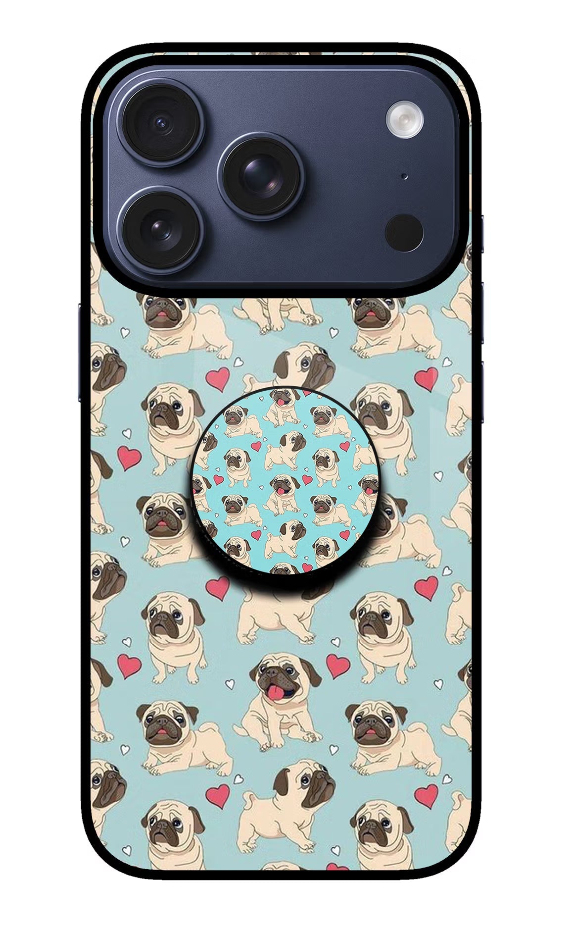 Pug Dog iPhone 17 Pro Pop Case