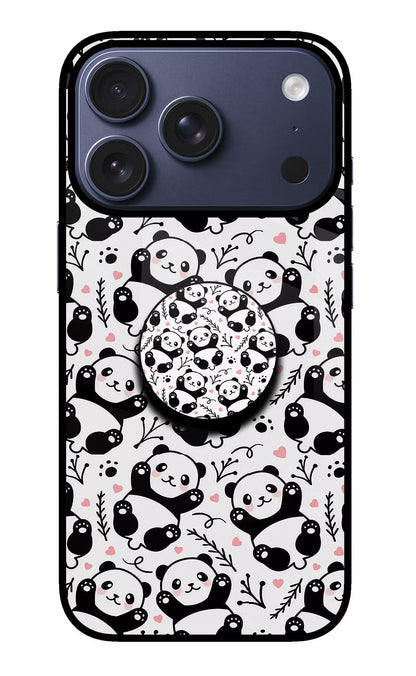 Cute Panda iPhone 17 Pro Pop Case