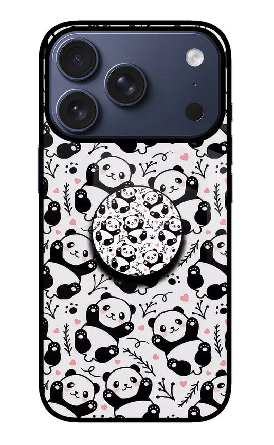 Cute Panda iPhone 17 Pro Pop Case
