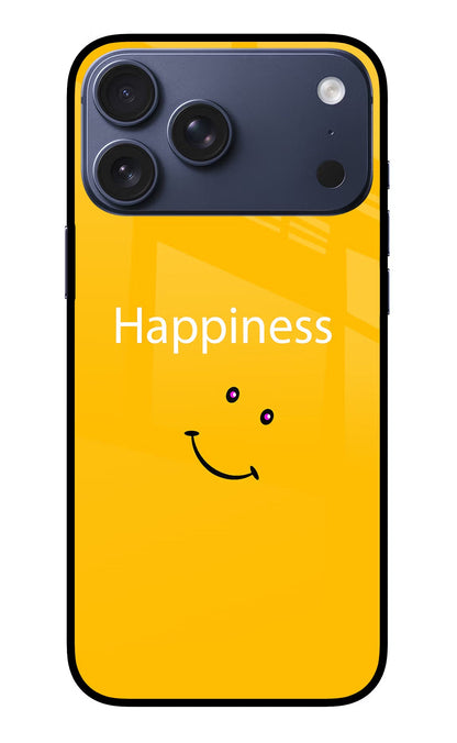 Happiness With Smiley iPhone 17 Pro Max Back Cover