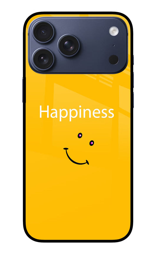 Happiness With Smiley iPhone 17 Pro Max Back Cover