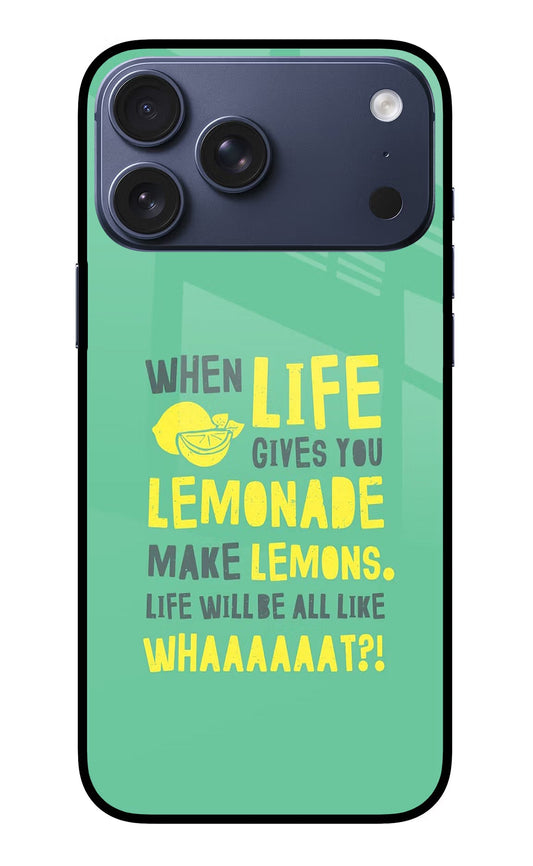 Quote iPhone 17 Pro Max Glass Case