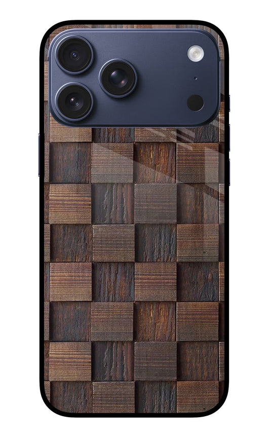 Wooden Cube Design iPhone 17 Pro Max Back Cover