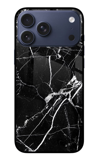 Black Marble Pattern iPhone 17 Pro Max Back Cover