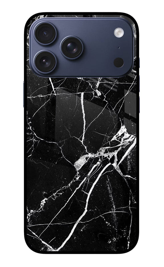 Black Marble Pattern iPhone 17 Pro Max Back Cover