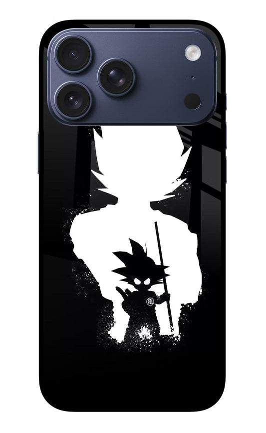 Goku Shadow iPhone 17 Pro Max Glass Case