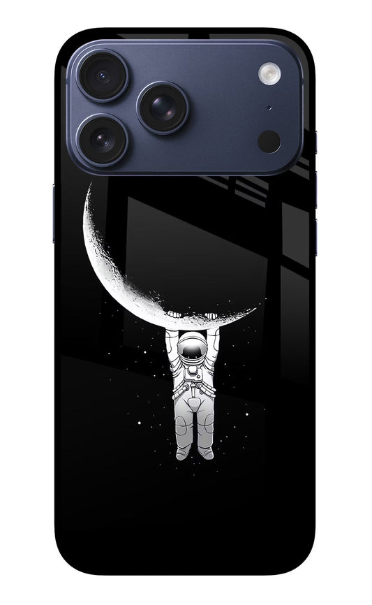 Moon Space iPhone 17 Pro Max Glass Case