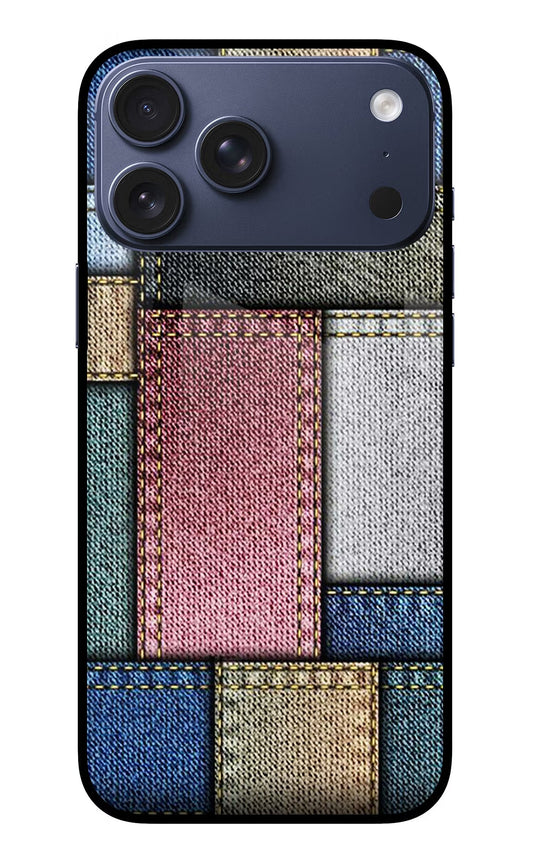 Multicolor Jeans iPhone 17 Pro Max Glass Case