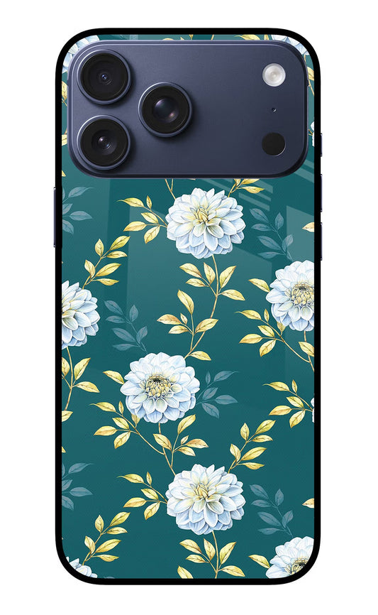 Flowers iPhone 17 Pro Max Glass Case