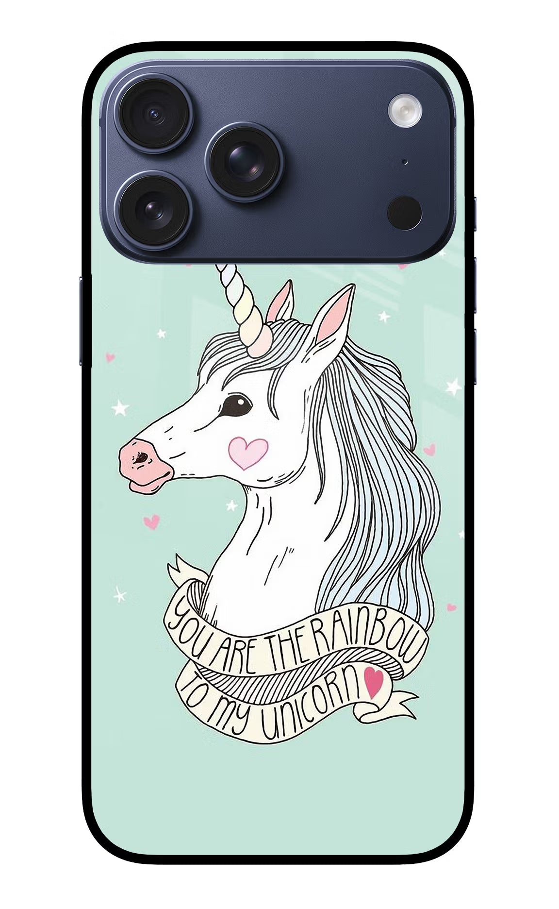 Unicorn Wallpaper iPhone 17 Pro Max Back Cover