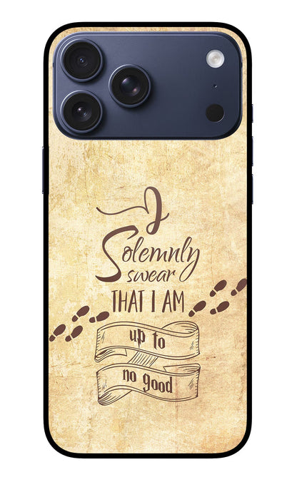 I Solemnly swear that i up to no good iPhone 17 Pro Max Back Cover