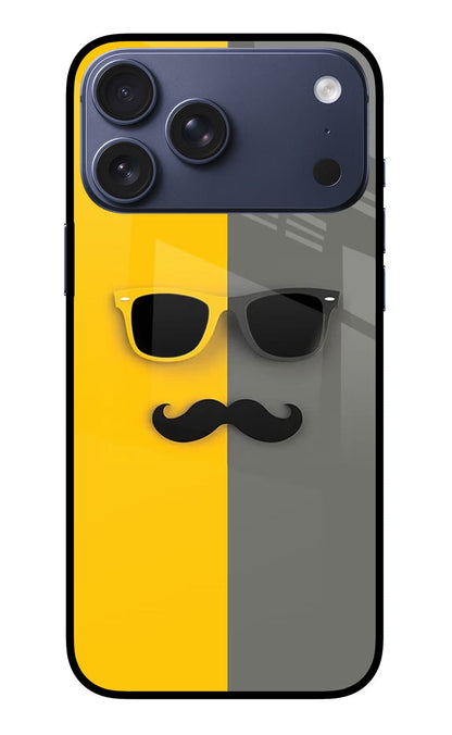 Sunglasses with Mustache iPhone 17 Pro Max Back Cover