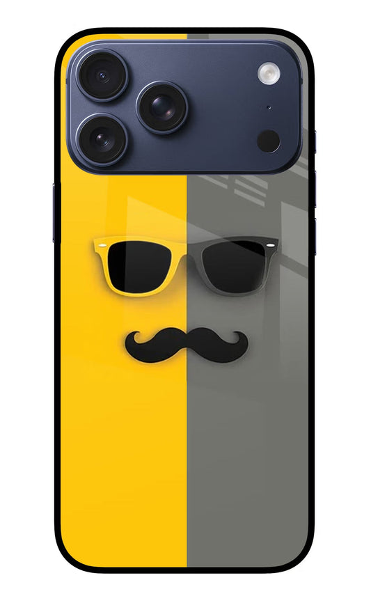 Sunglasses with Mustache iPhone 17 Pro Max Back Cover