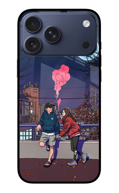 Chilling Couple iPhone 17 Pro Max Back Cover