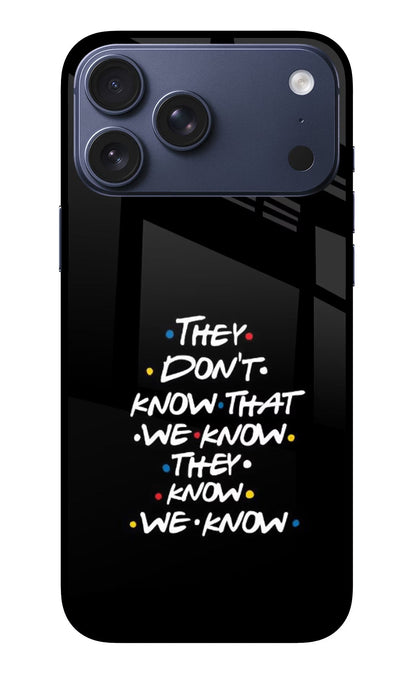FRIENDS Dialogue iPhone 17 Pro Max Back Cover