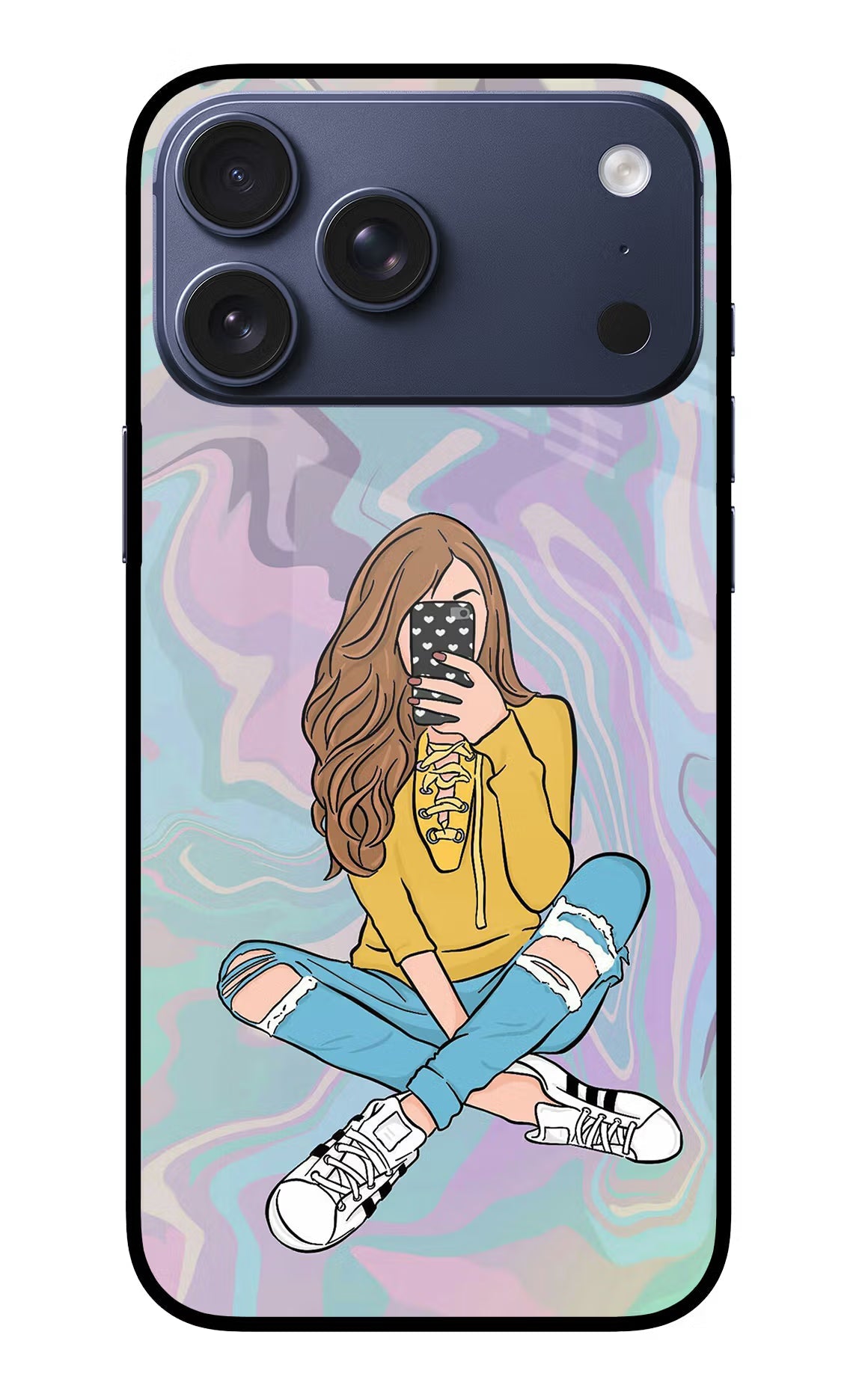 Selfie Girl iPhone 17 Pro Max Back Cover