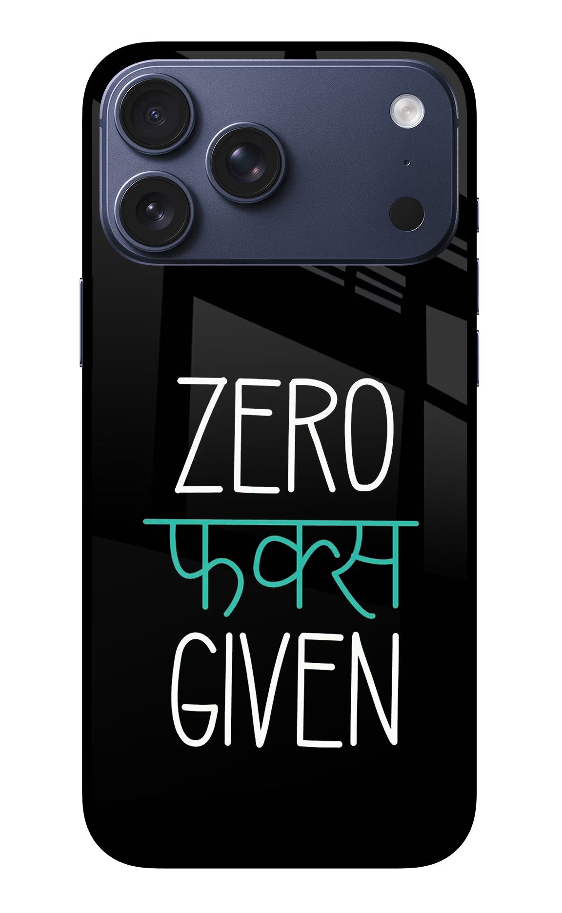 Zero Fucks Given iPhone 17 Pro Max Back Cover