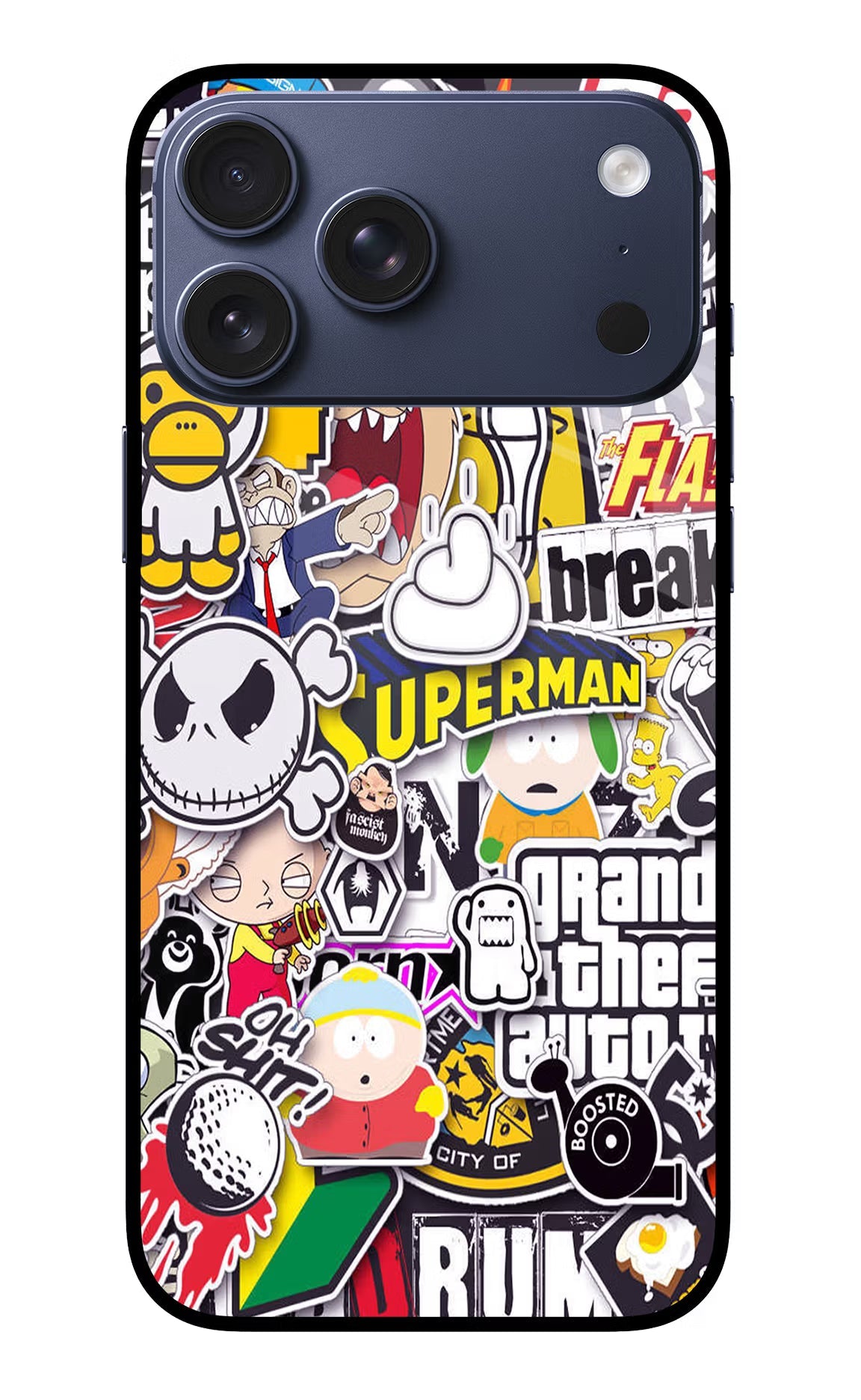 Sticker Bomb iPhone 17 Pro Max Back Cover