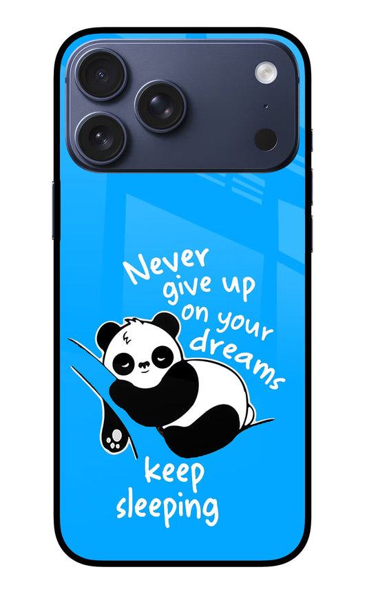Keep Sleeping iPhone 17 Pro Max Back Cover