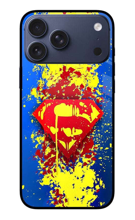 Superman logo iPhone 17 Pro Max Back Cover