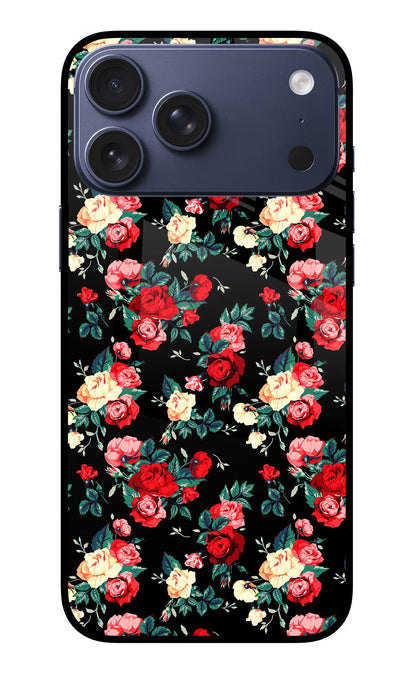 Rose Pattern iPhone 17 Pro Max Back Cover