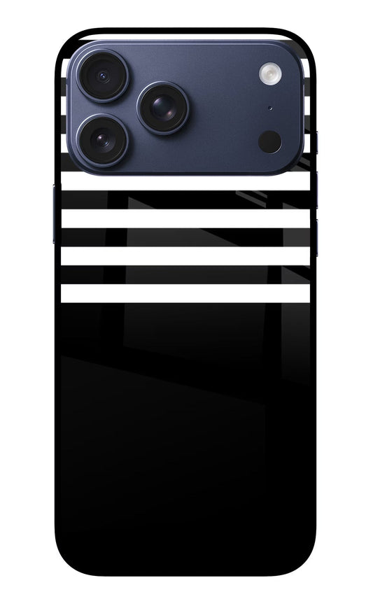 Black and White Print iPhone 17 Pro Max Back Cover