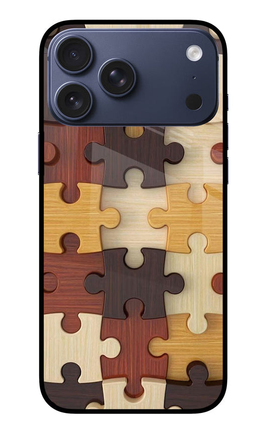 Wooden Puzzle iPhone 17 Pro Max Back Cover