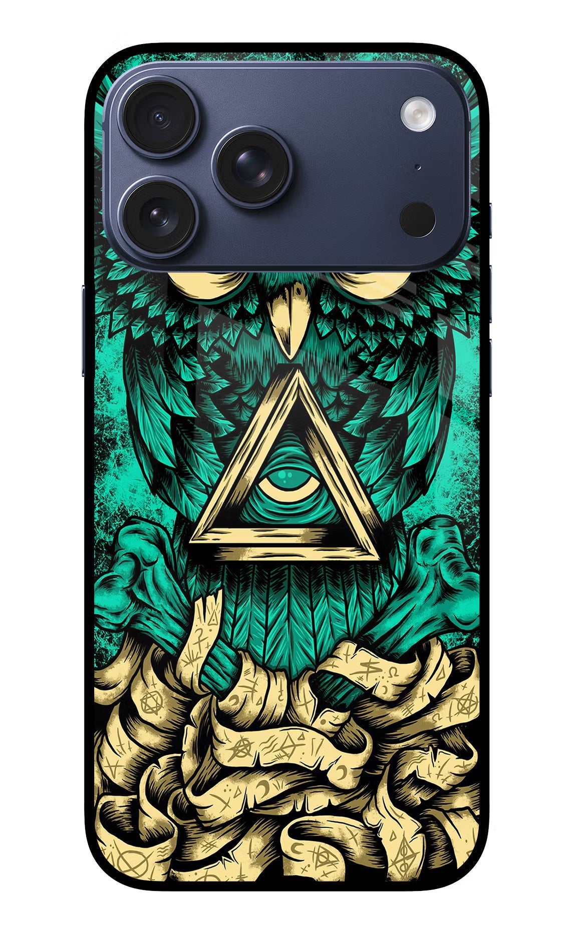 Green Owl iPhone 17 Pro Max Back Cover