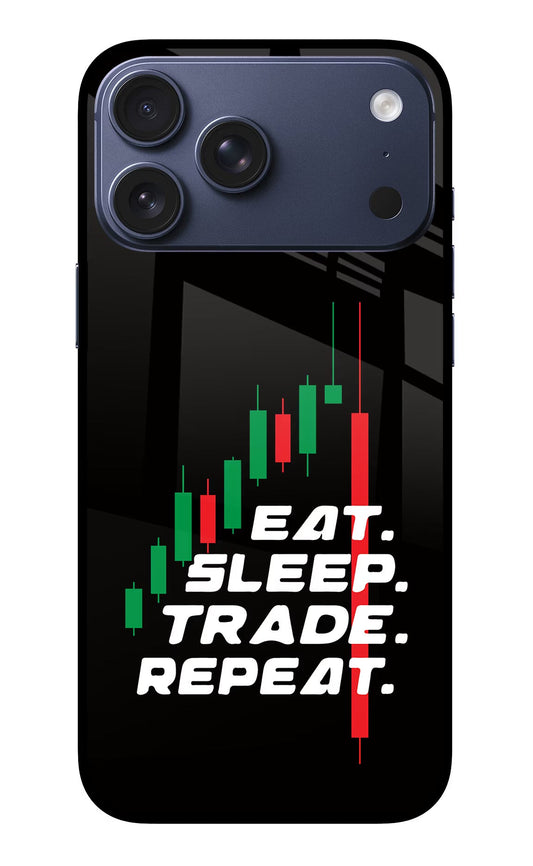 Eat Sleep Trade Repeat iPhone 17 Pro Max Back Cover