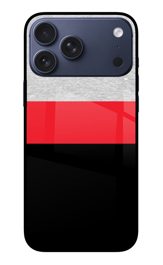 Tri Color Pattern iPhone 17 Pro Max Back Cover