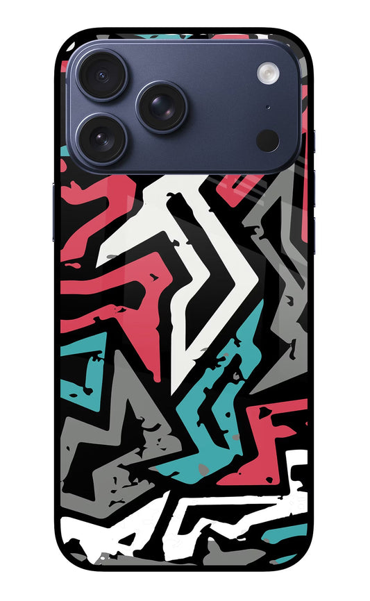 Geometric Graffiti iPhone 17 Pro Max Back Cover