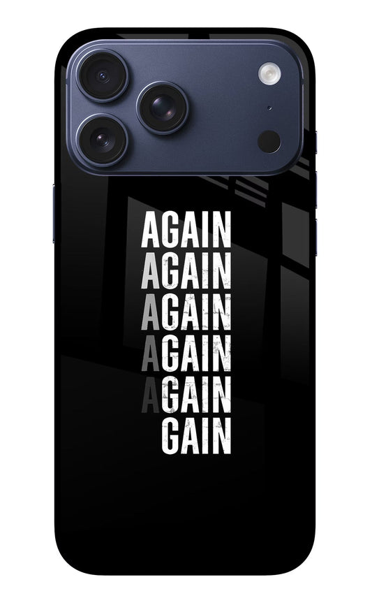 Again Again Gain iPhone 17 Pro Max Back Cover