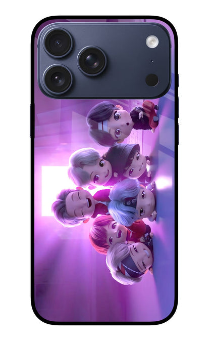 BTS Chibi iPhone 17 Pro Max Back Cover