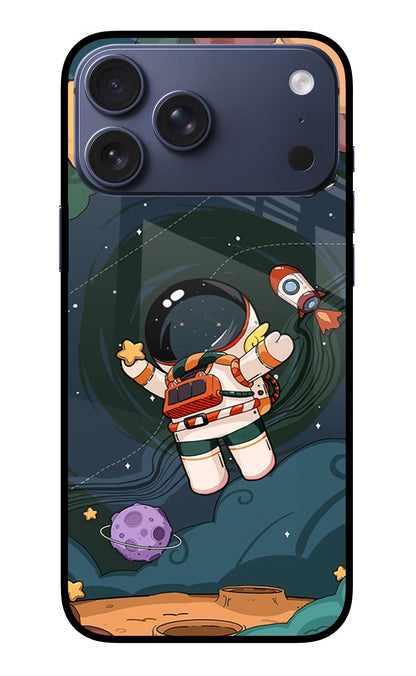 Cartoon Astronaut iPhone 17 Pro Max Back Cover
