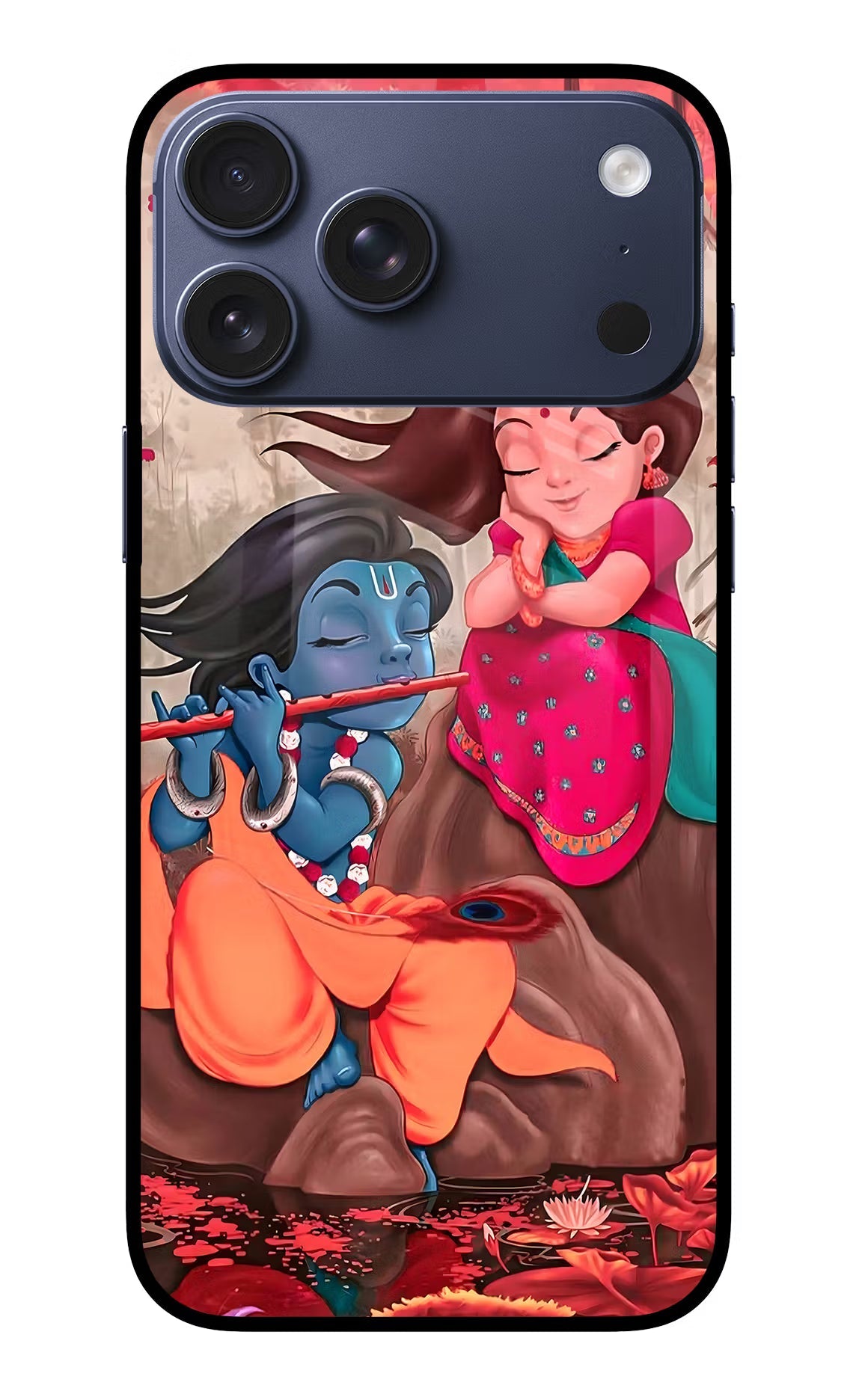 Radhe Krishna iPhone 17 Pro Max Back Cover