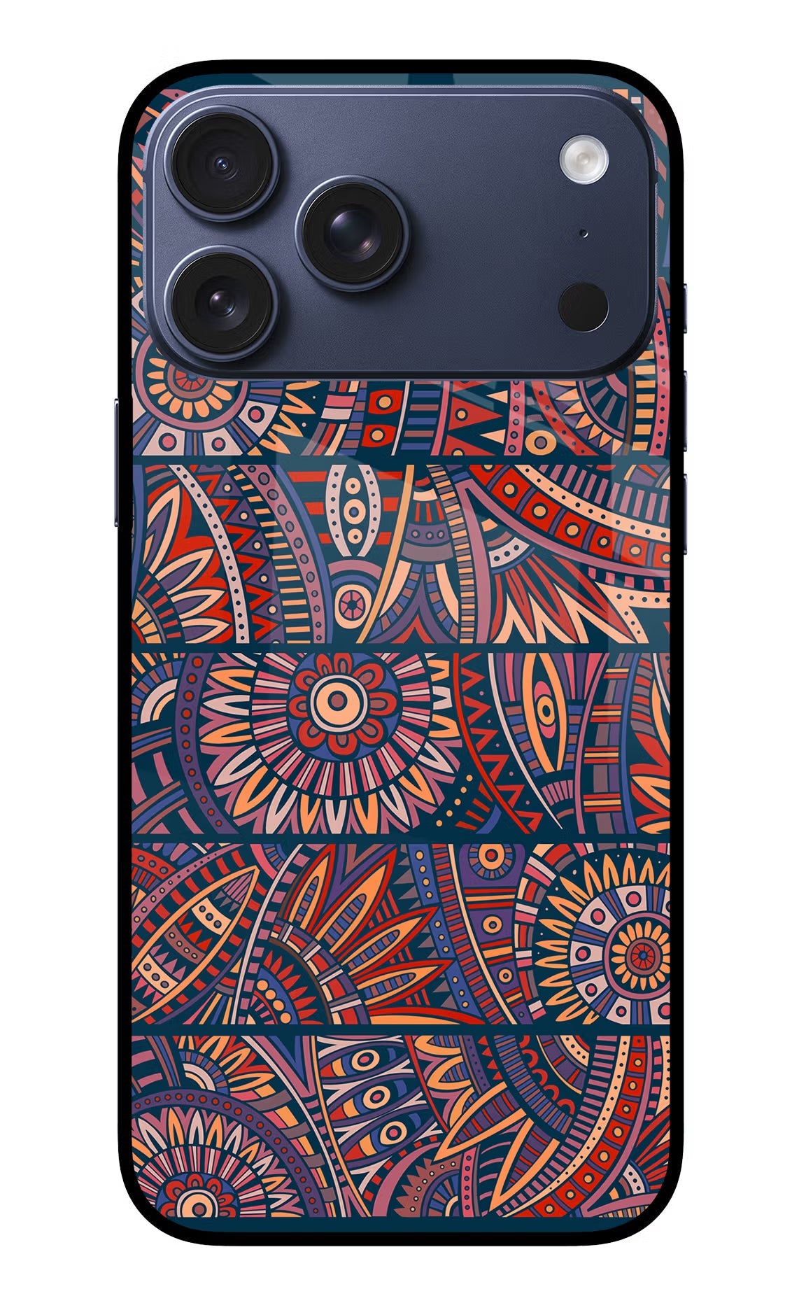 African Culture Design iPhone 17 Pro Max Glass Case