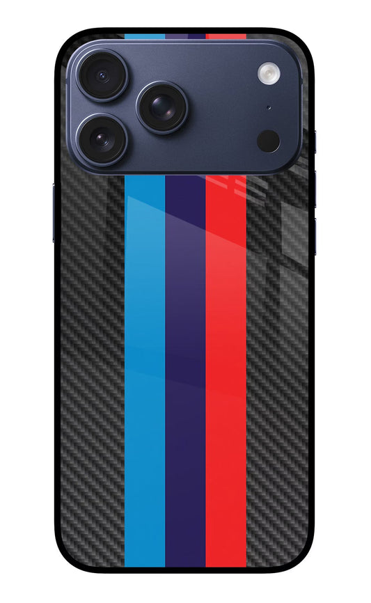 BMW Stripes Pattern iPhone 17 Pro Max Back Cover