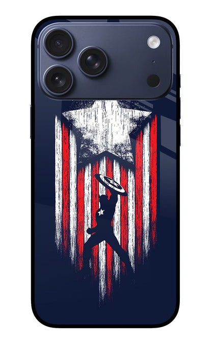 Captain America Marvel Art iPhone 17 Pro Max Back Cover