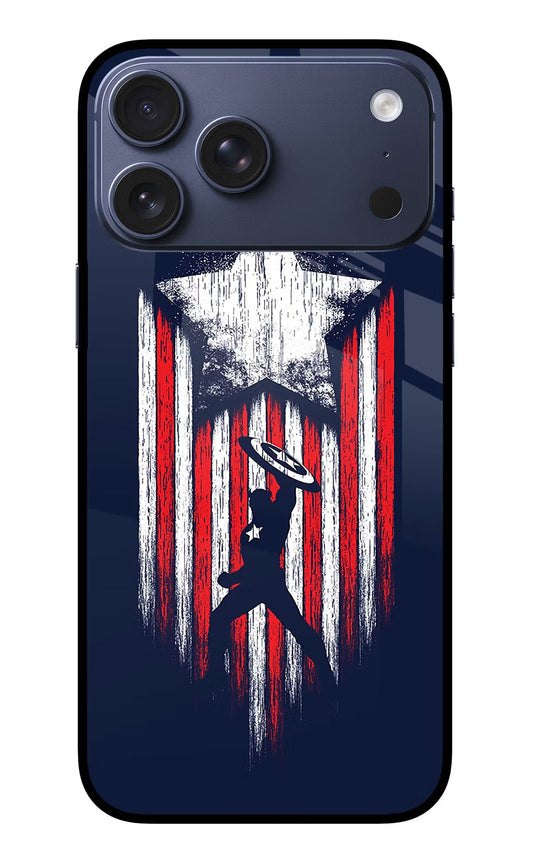 Captain America Marvel Art iPhone 17 Pro Max Back Cover