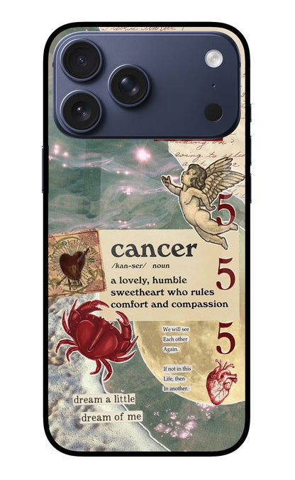 Cancer Zodiac iPhone 17 Pro Max Back Cover