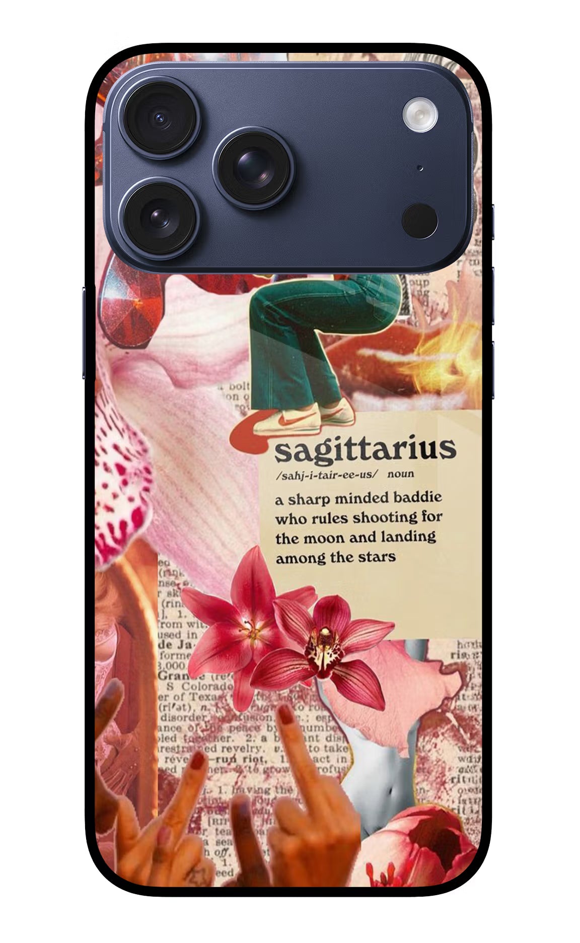 Sagittarius Zodiac iPhone 17 Pro Max Glass Case