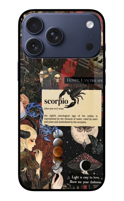 Scorpio Zodiac iPhone 17 Pro Max Back Cover