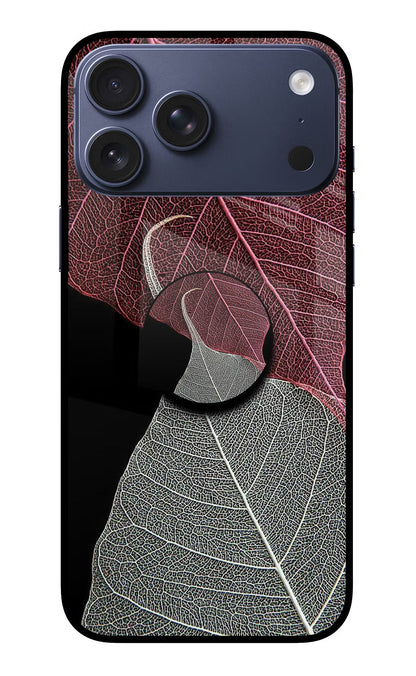 Leaf Pattern iPhone 17 Pro Max Pop Case