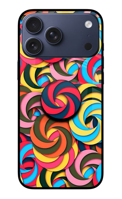 Spiral Pattern iPhone 17 Pro Max Pop Case