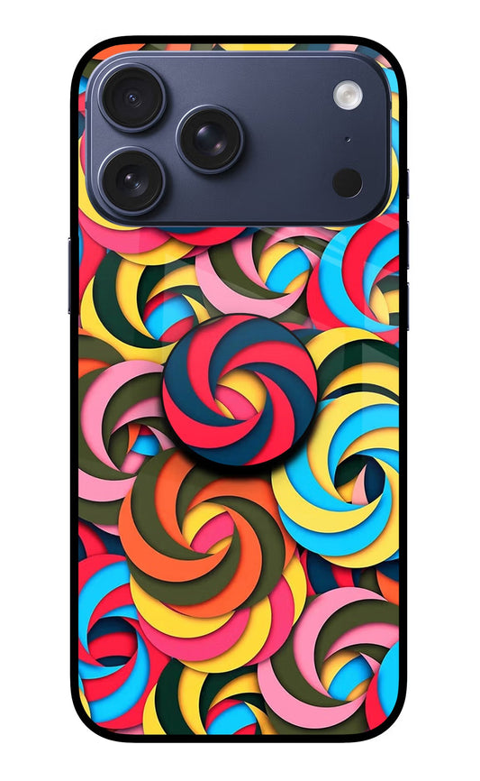 Spiral Pattern iPhone 17 Pro Max Pop Case